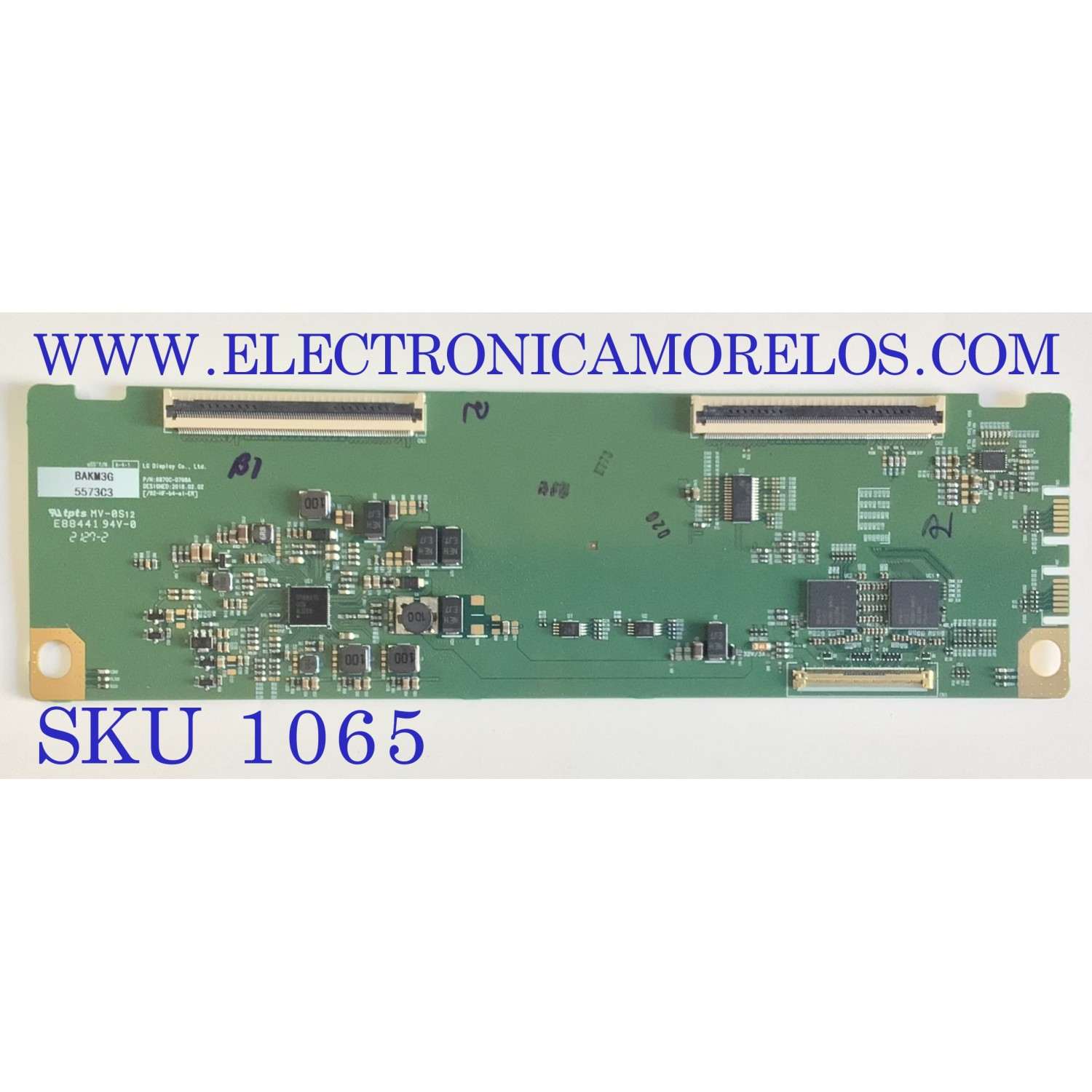 T-CON PARA MONITOR LG / NUMERO DE PARTE 6871L-5573C / 6870C-0768A / 5573C / MODELO 40UP95C-WY.AUSOMPN